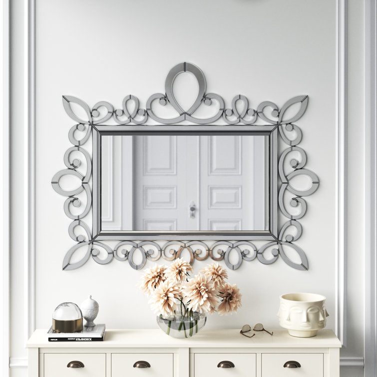 House of Hampton® Rectangle Glass Wall Mirror & Reviews Wayfair